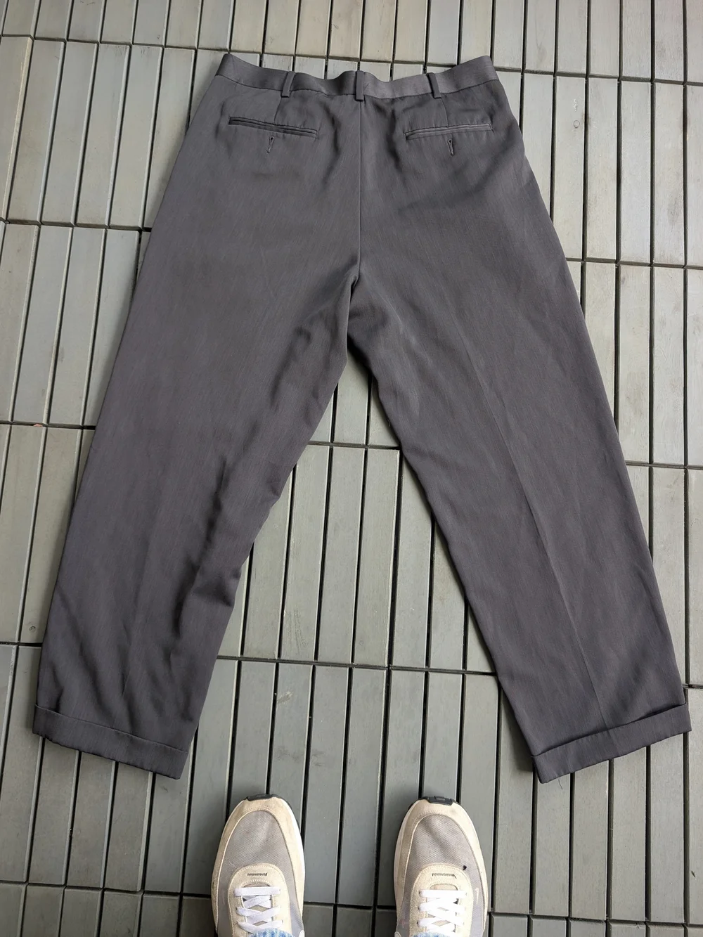 Men's Dress Pants in Dark Gray
